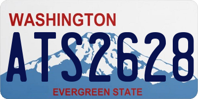 WA license plate ATS2628