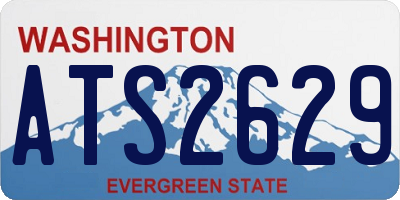 WA license plate ATS2629