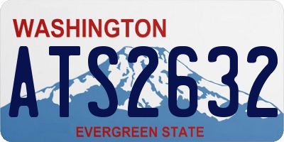 WA license plate ATS2632
