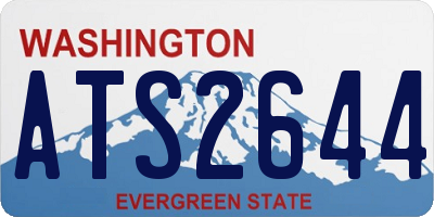 WA license plate ATS2644