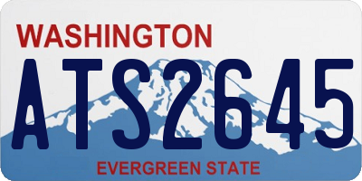 WA license plate ATS2645