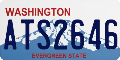 WA license plate ATS2646