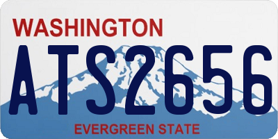 WA license plate ATS2656