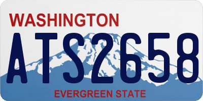 WA license plate ATS2658