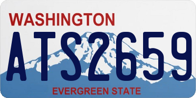WA license plate ATS2659