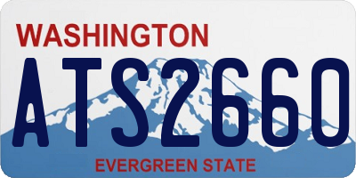 WA license plate ATS2660