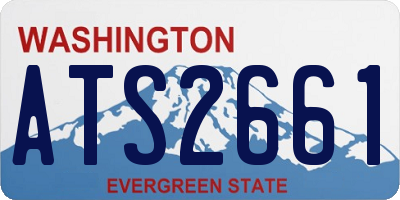 WA license plate ATS2661