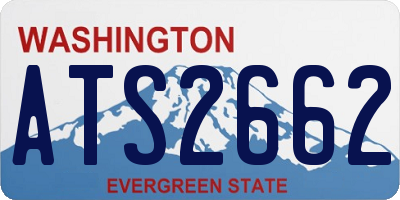 WA license plate ATS2662