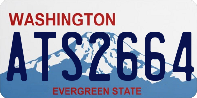 WA license plate ATS2664
