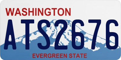 WA license plate ATS2676
