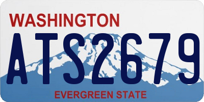 WA license plate ATS2679