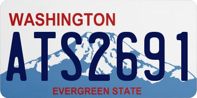 WA license plate ATS2691