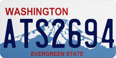 WA license plate ATS2694