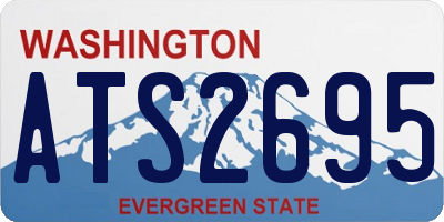 WA license plate ATS2695