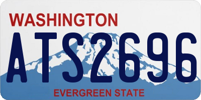 WA license plate ATS2696