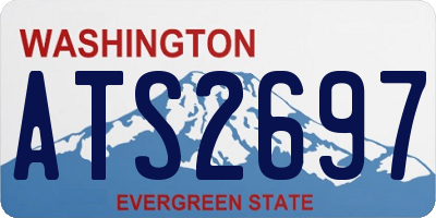 WA license plate ATS2697