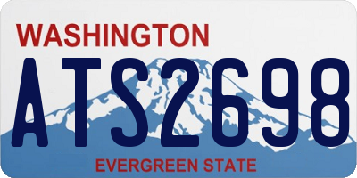 WA license plate ATS2698
