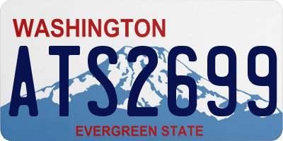 WA license plate ATS2699
