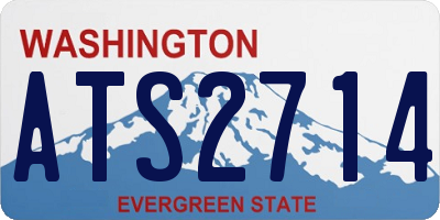 WA license plate ATS2714