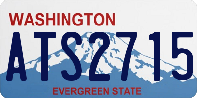 WA license plate ATS2715