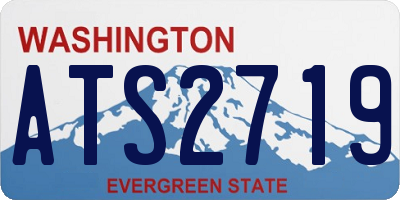 WA license plate ATS2719