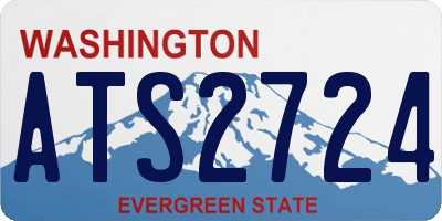 WA license plate ATS2724