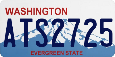 WA license plate ATS2725