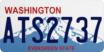WA license plate ATS2737