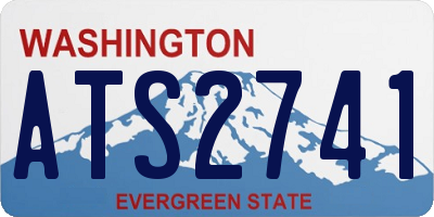 WA license plate ATS2741