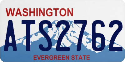 WA license plate ATS2762