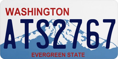 WA license plate ATS2767