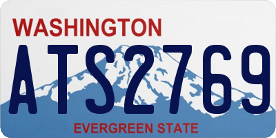 WA license plate ATS2769