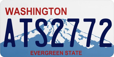 WA license plate ATS2772