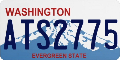 WA license plate ATS2775