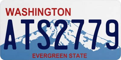WA license plate ATS2779