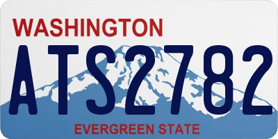 WA license plate ATS2782