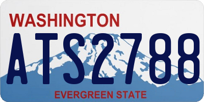 WA license plate ATS2788