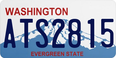 WA license plate ATS2815
