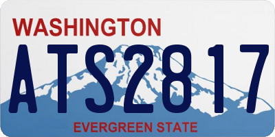 WA license plate ATS2817