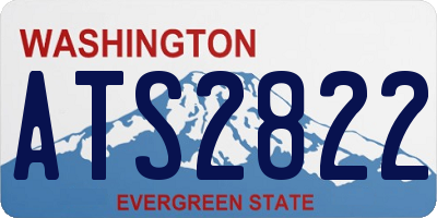 WA license plate ATS2822