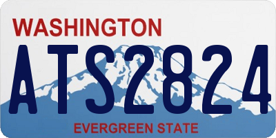 WA license plate ATS2824