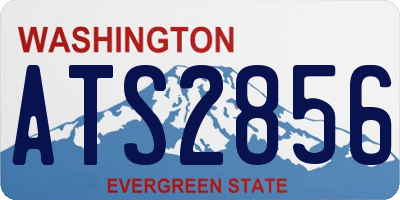 WA license plate ATS2856