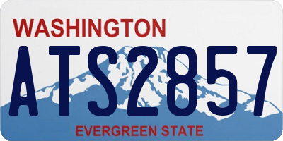 WA license plate ATS2857