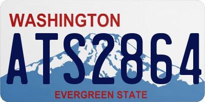 WA license plate ATS2864