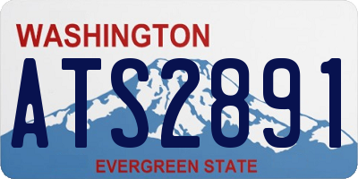 WA license plate ATS2891