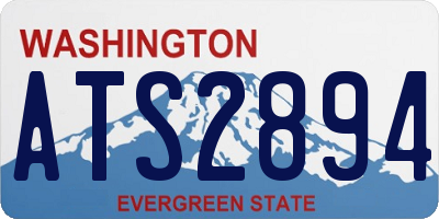 WA license plate ATS2894
