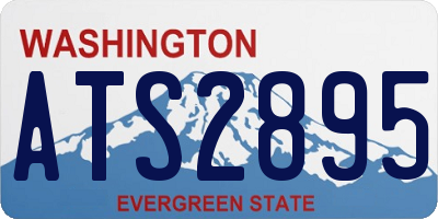 WA license plate ATS2895
