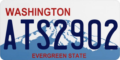 WA license plate ATS2902
