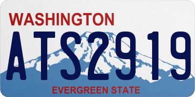 WA license plate ATS2919