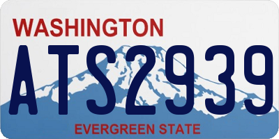WA license plate ATS2939